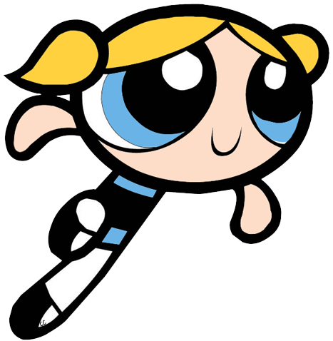 Powerpuff Girl Bubbles No Background PNG