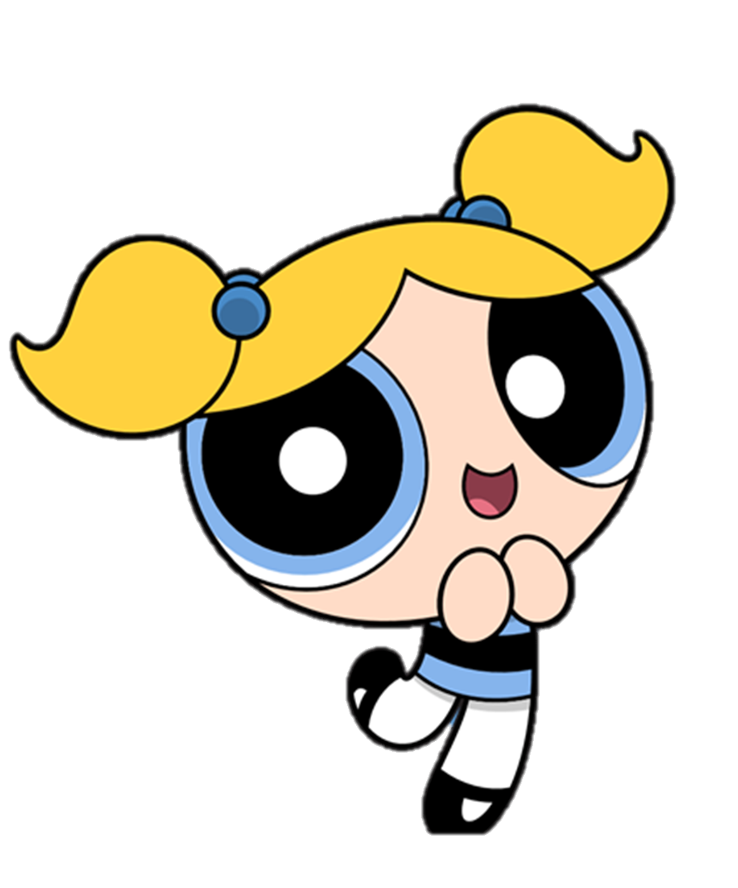 Powerpuff Girl Bubbles Background PNG