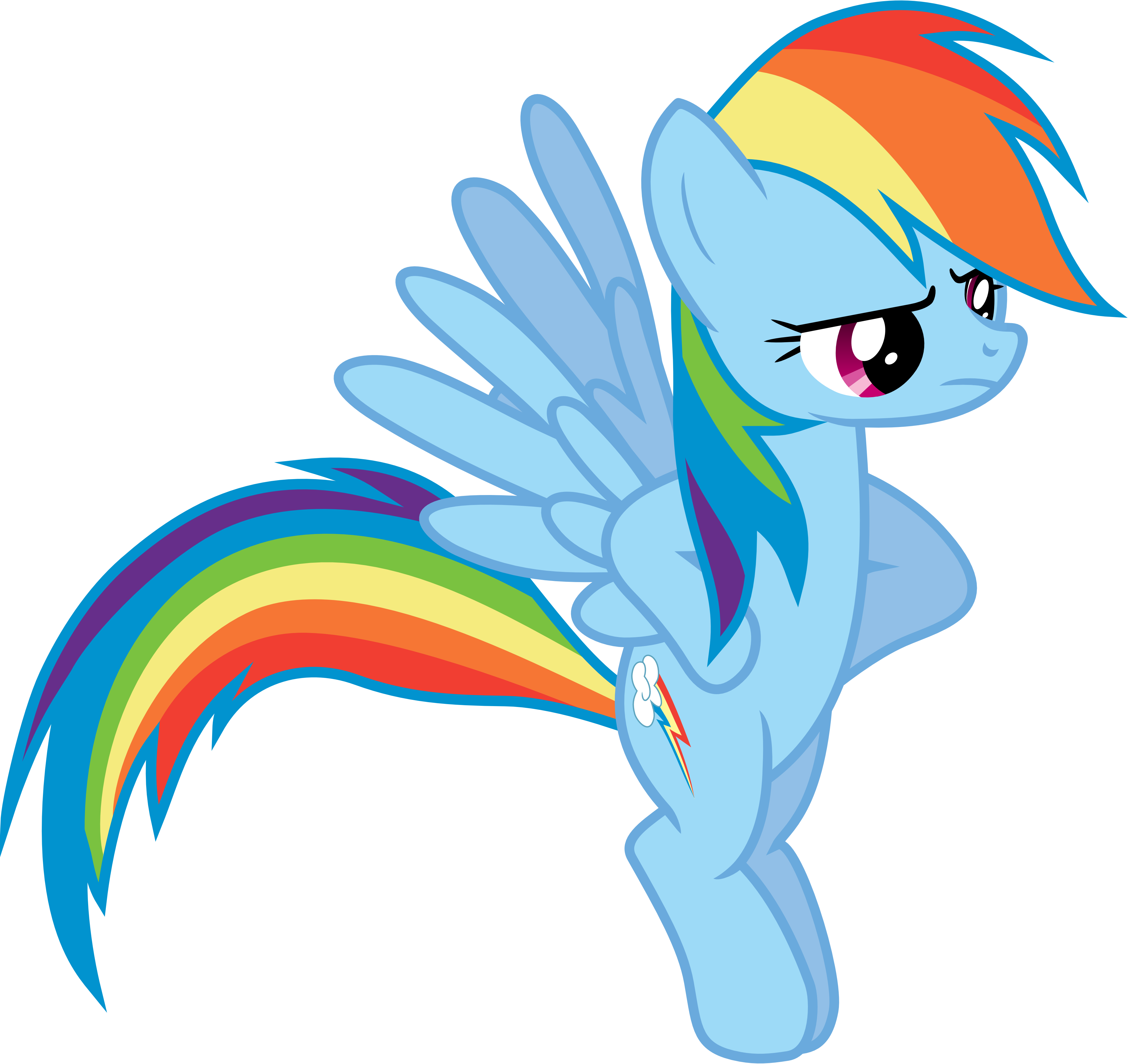 Rainbow Dash Angry Background Image PNG