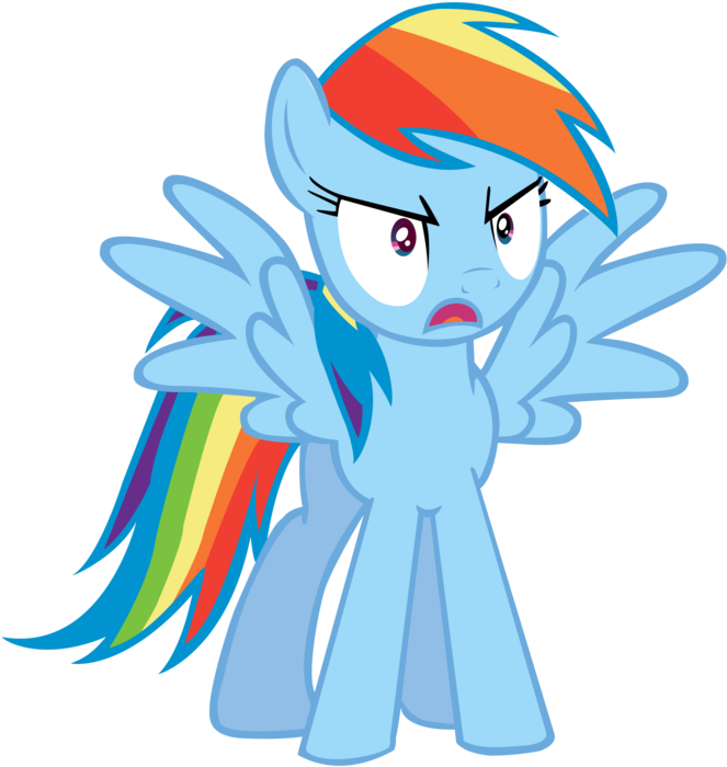 Rainbow Dash Angry Download Free PNG