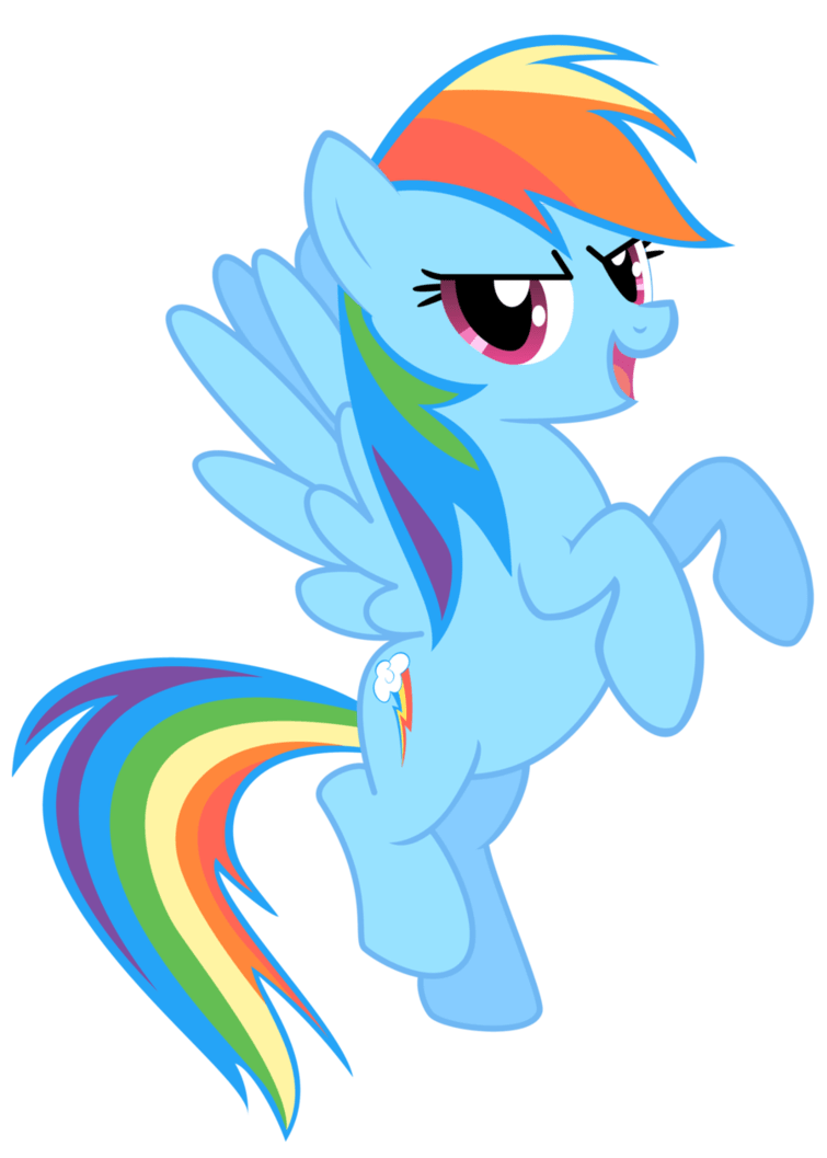Rainbow Dash Angry Transparent PNG