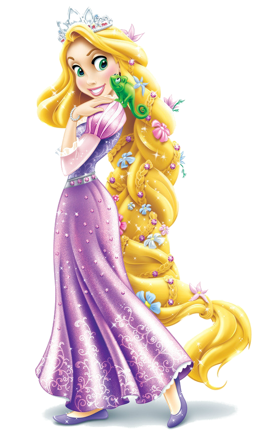 Rapunzel Standing Background Image PNG