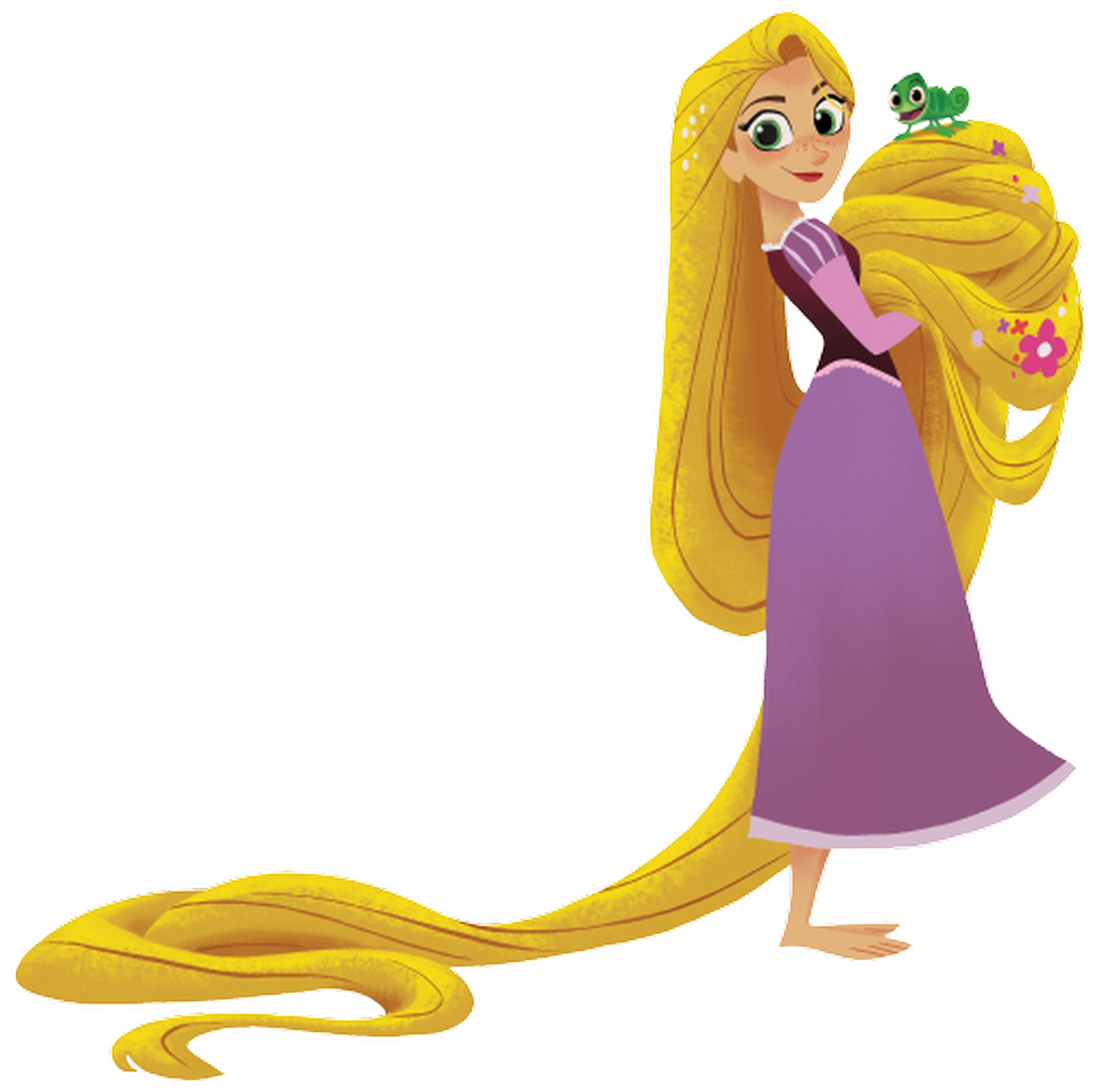 Rapunzel Standing Transparent File PNG