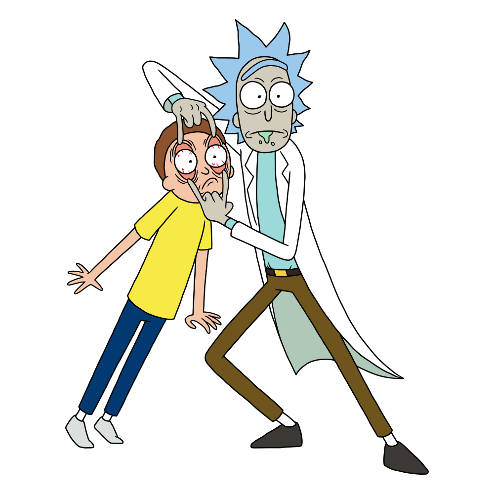 Rick And Morty Standing Transparent PNG
