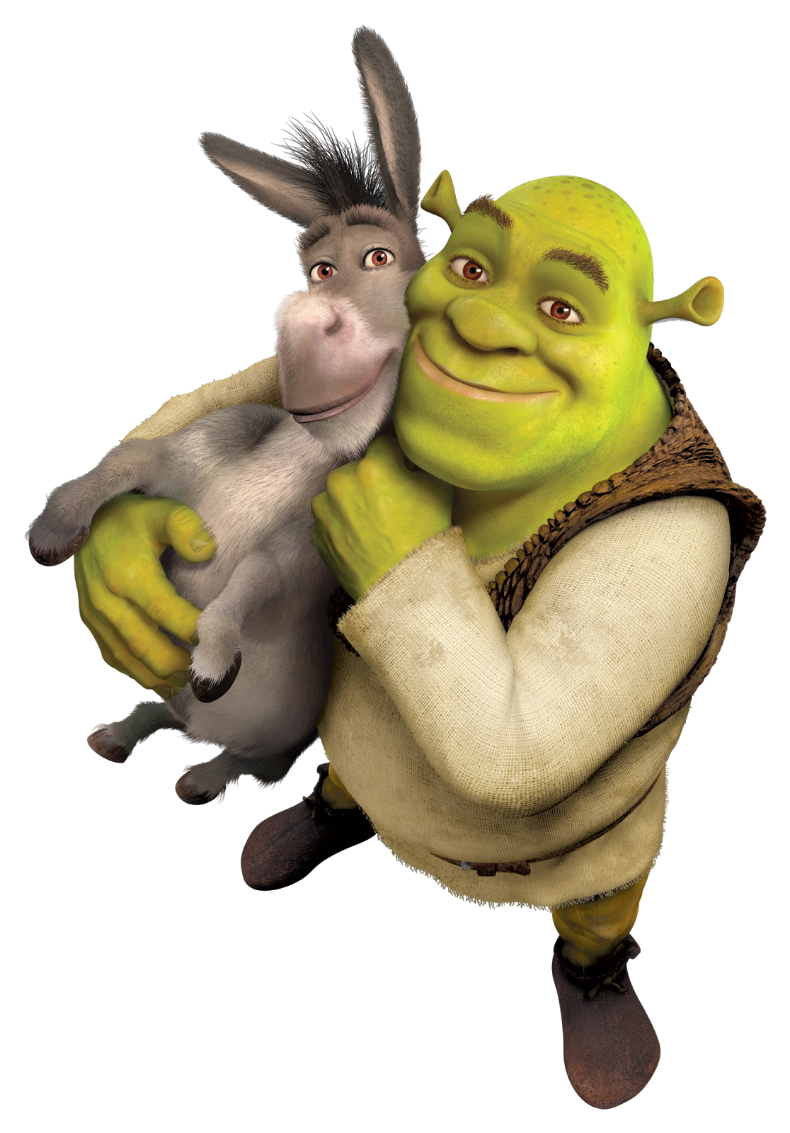 Shrek And Donkey Background Image PNG