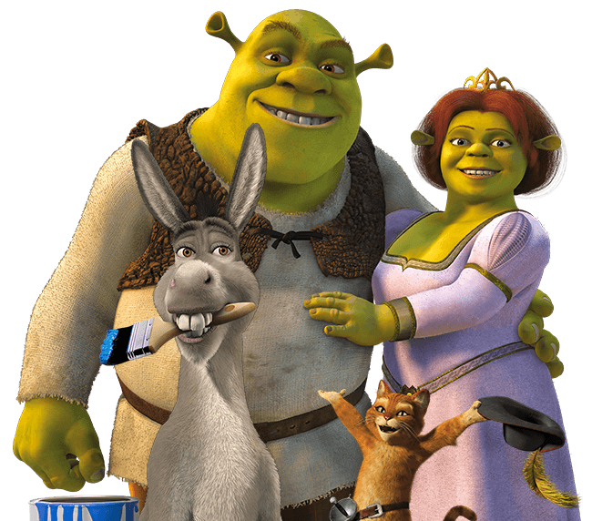 Shrek Family Background Image PNG