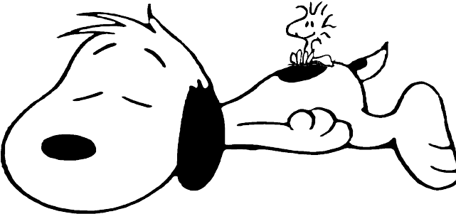 Snoopy And Woodstock Transparent File PNG