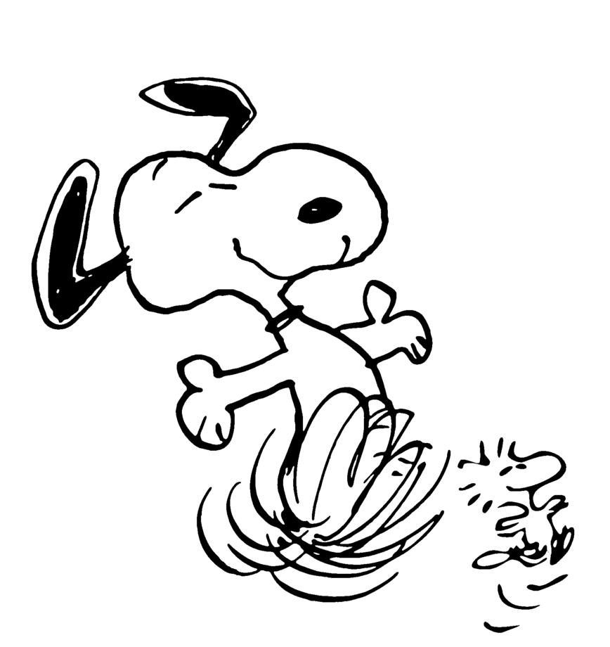 Snoopy Holding Woodstock Clipart Background PNG