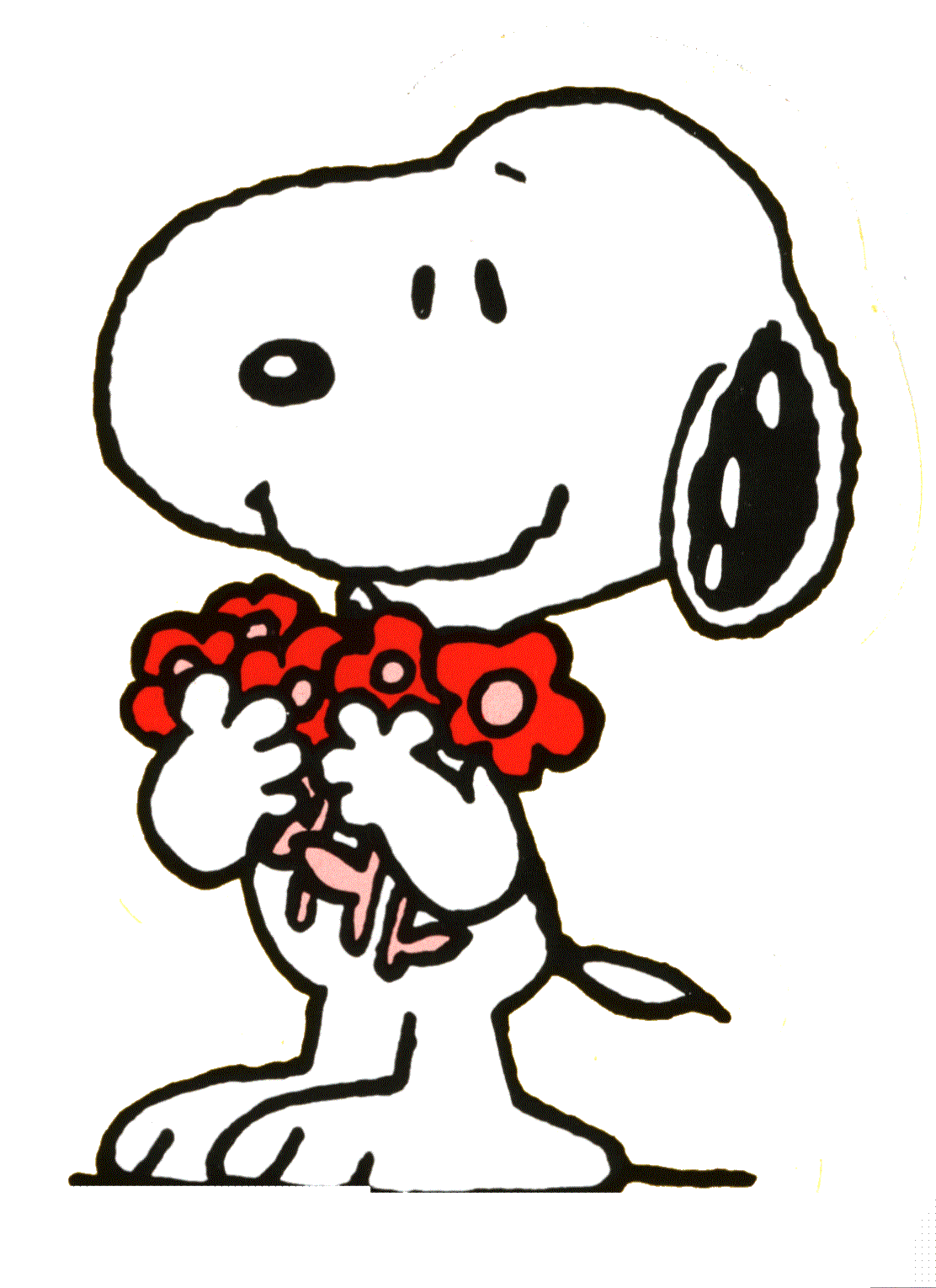 Snoopy Holding Woodstock HD Quality PNG