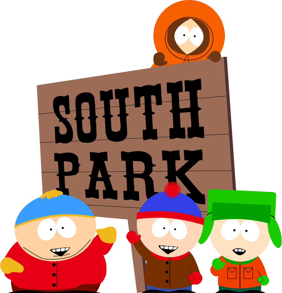 South Park Sign Logo Transparent Background PNG