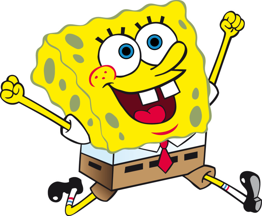 Spongebob Excited Transparent Images PNG
