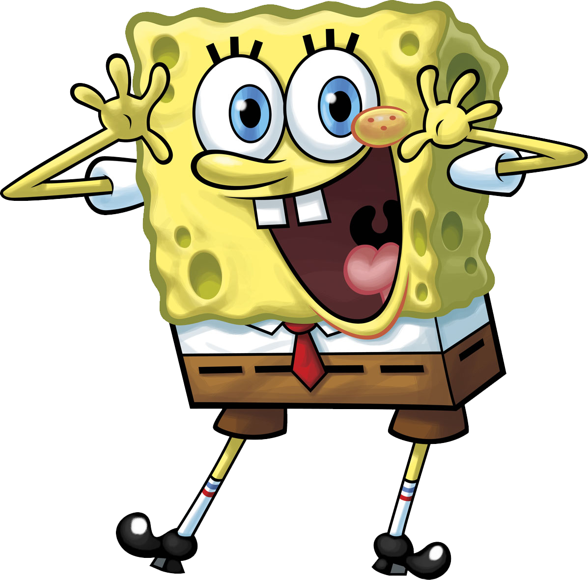 Spongebob Excited Transparent PNG