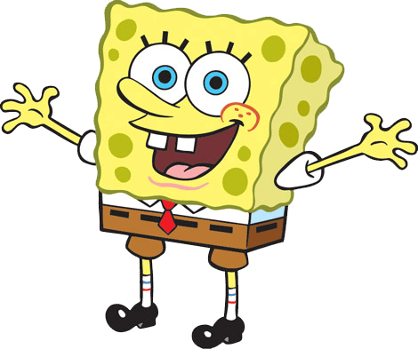 Spongebob Happy Background Image PNG