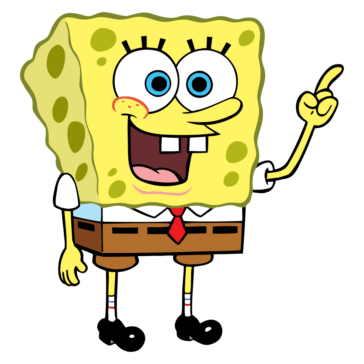 Spongebob Happy Clipart Background PNG