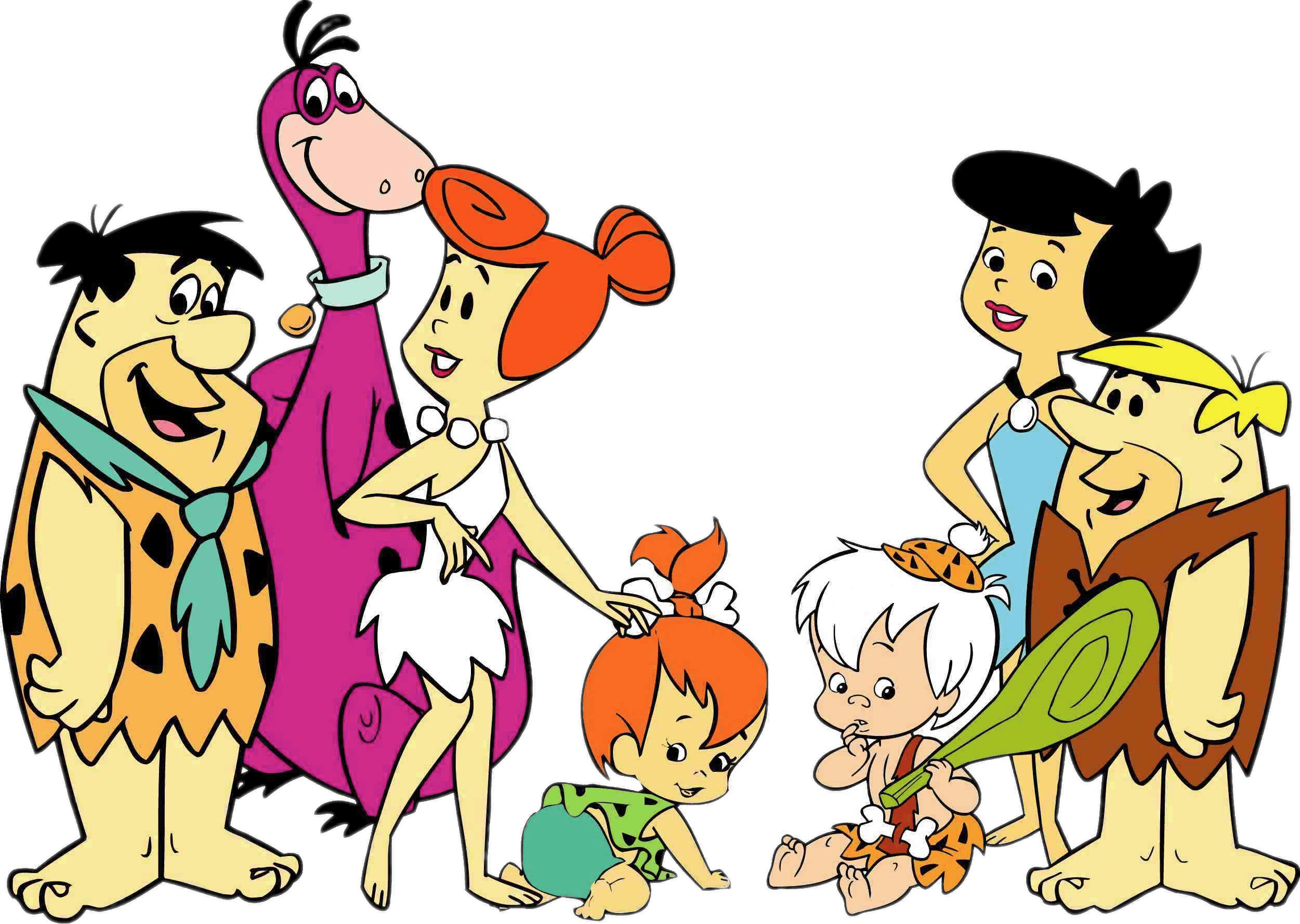The Flintstones Fred And Barney Background Image PNG