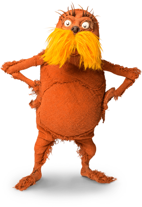 The Lorax Showing Something HD Quality PNG