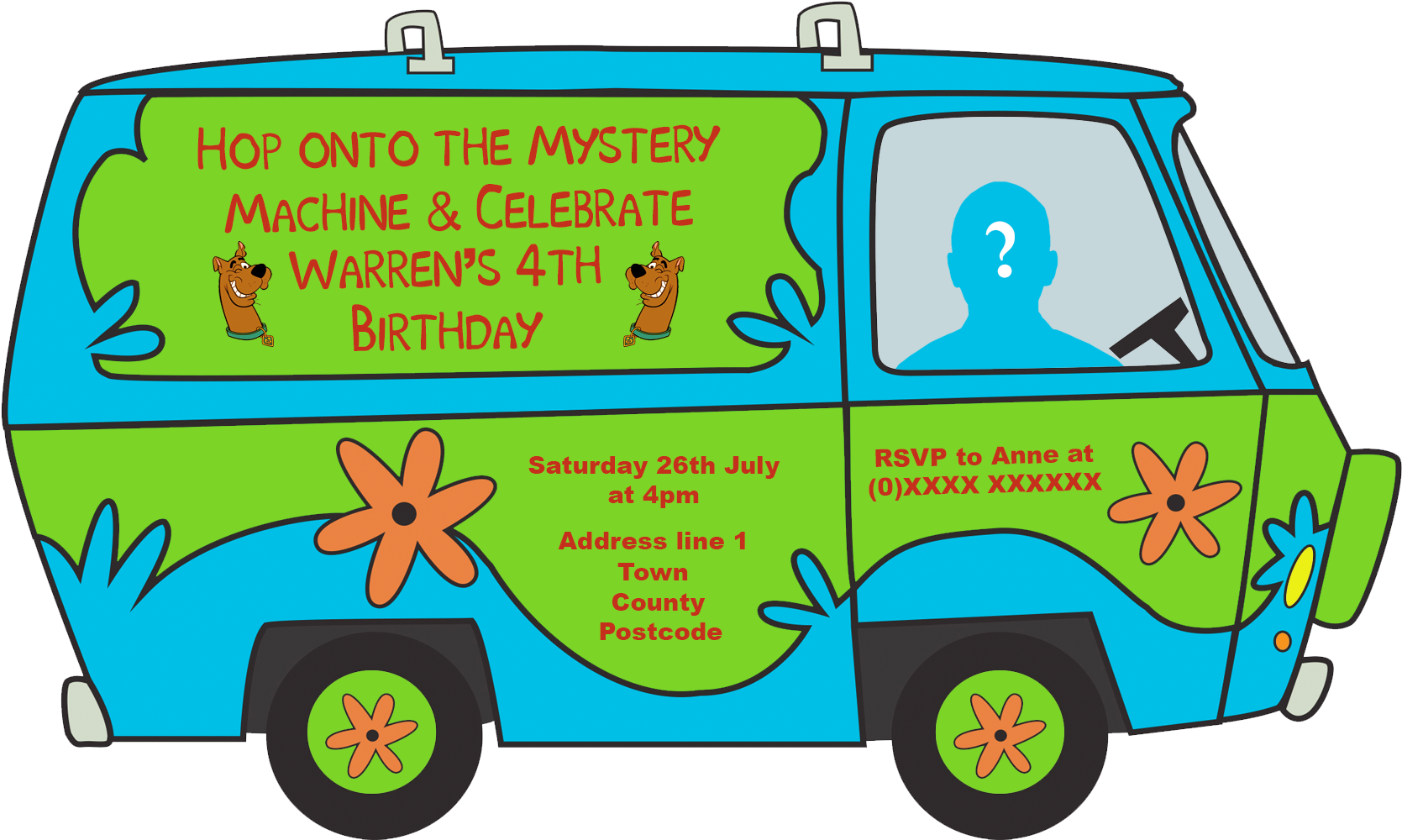 The Mystery Machine Free PNG