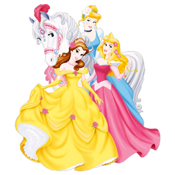 Three Disney Princesses Transparent File PNG