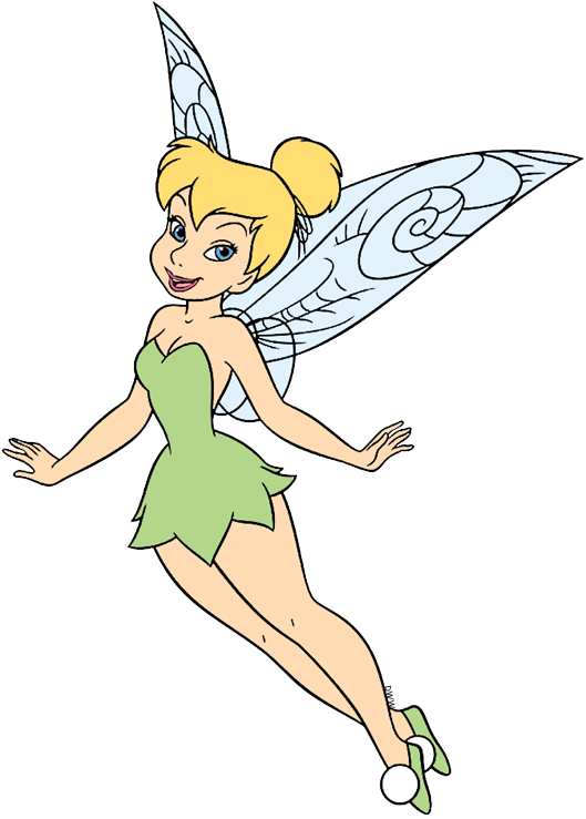 Tinker Bell Flying Free PNG