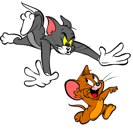 Tom And Jerry Chase HD Quality PNG