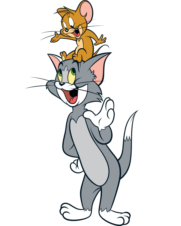 Tom And Jerry Chase Transparent Background PNG