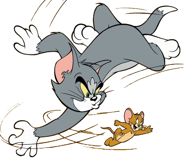 Tom And Jerry Chase Transparent File PNG