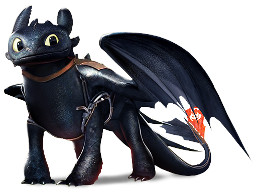 Toothless Red Tail Free PNG
