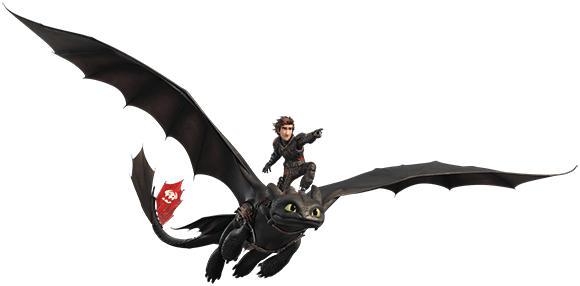 Toothless Red Tail Transparent Background PNG