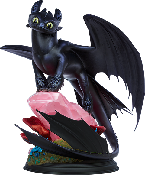 Toothless Sitting Transparent Background PNG