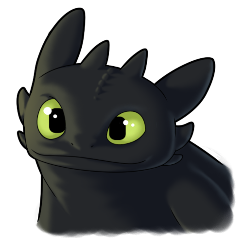Toothless Sitting Transparent PNG