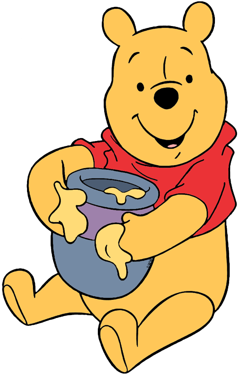 Winnie The Pooh And Honey Pot Transparent Free PNG