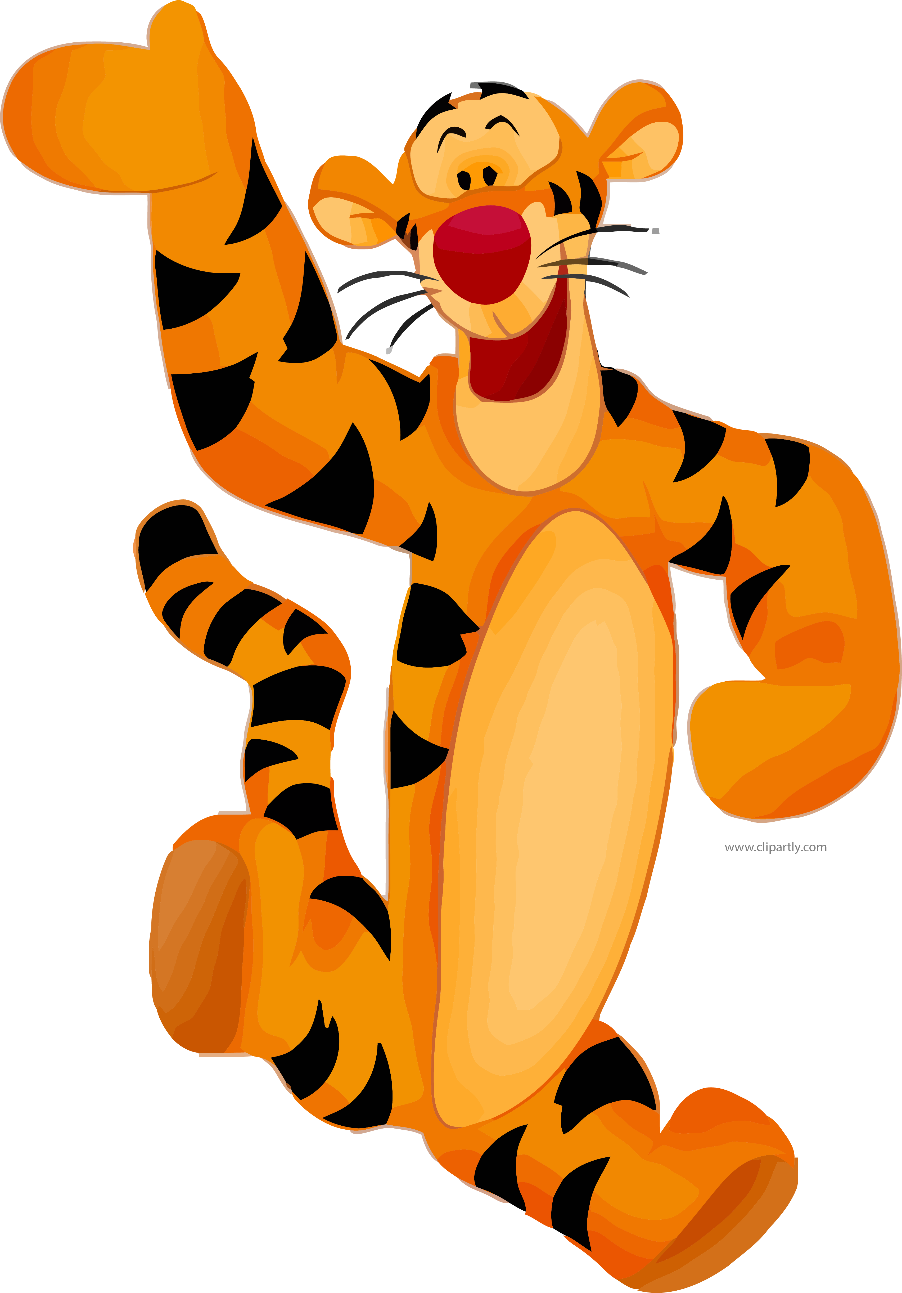 Winnie The Pooh And Tigger Clipart Background PNG