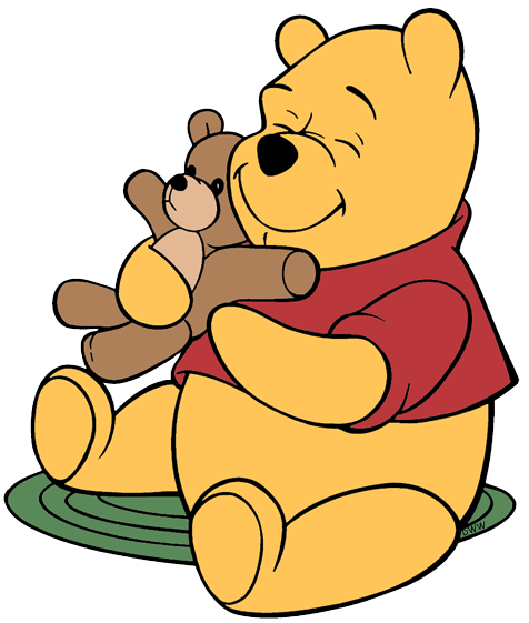 Winnie The Pooh Sitting Clipart Background PNG