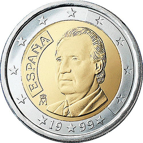 2 Euro Coin Background PNG Image