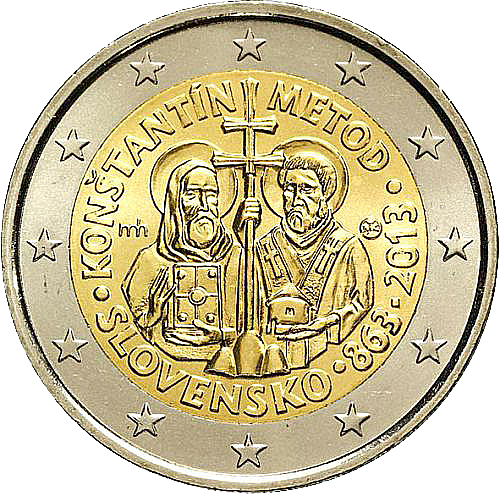 2 Euro Coin PNG Background