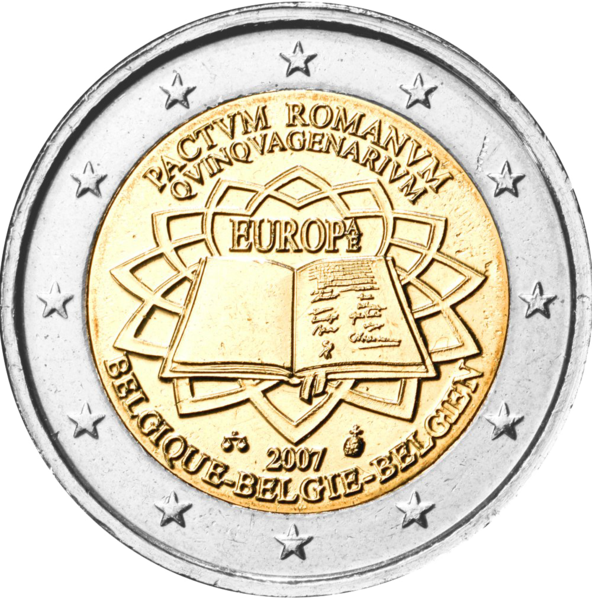 2 Euro Coin PNG Photo Image
