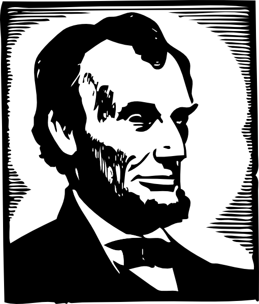 Abraham Lincoln Face PNG Clipart Background
