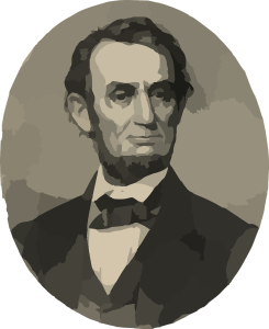 Abraham Lincoln Face Transparent File