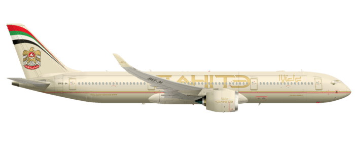 Airbus A350 Flying Transparent Free PNG