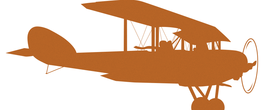 Airplane Biplane Vintage Transparent Background