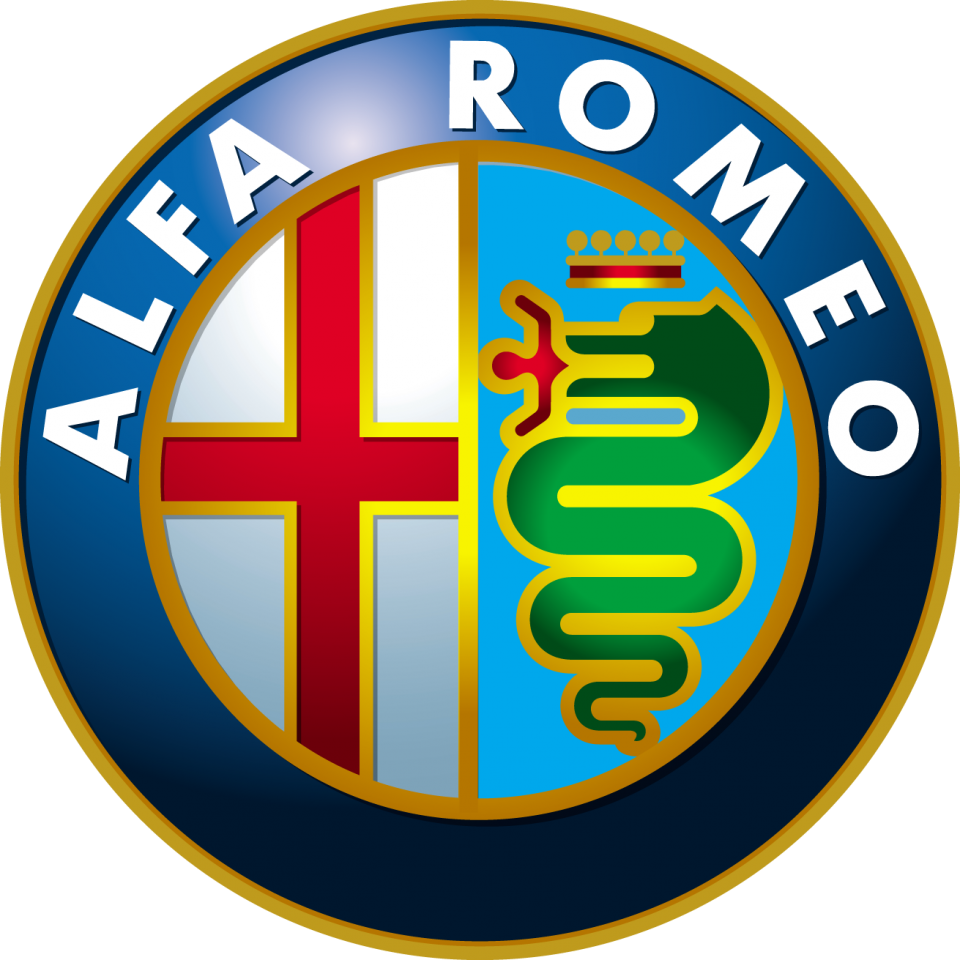 Alfa Romeo Metal Logo Background PNG Image