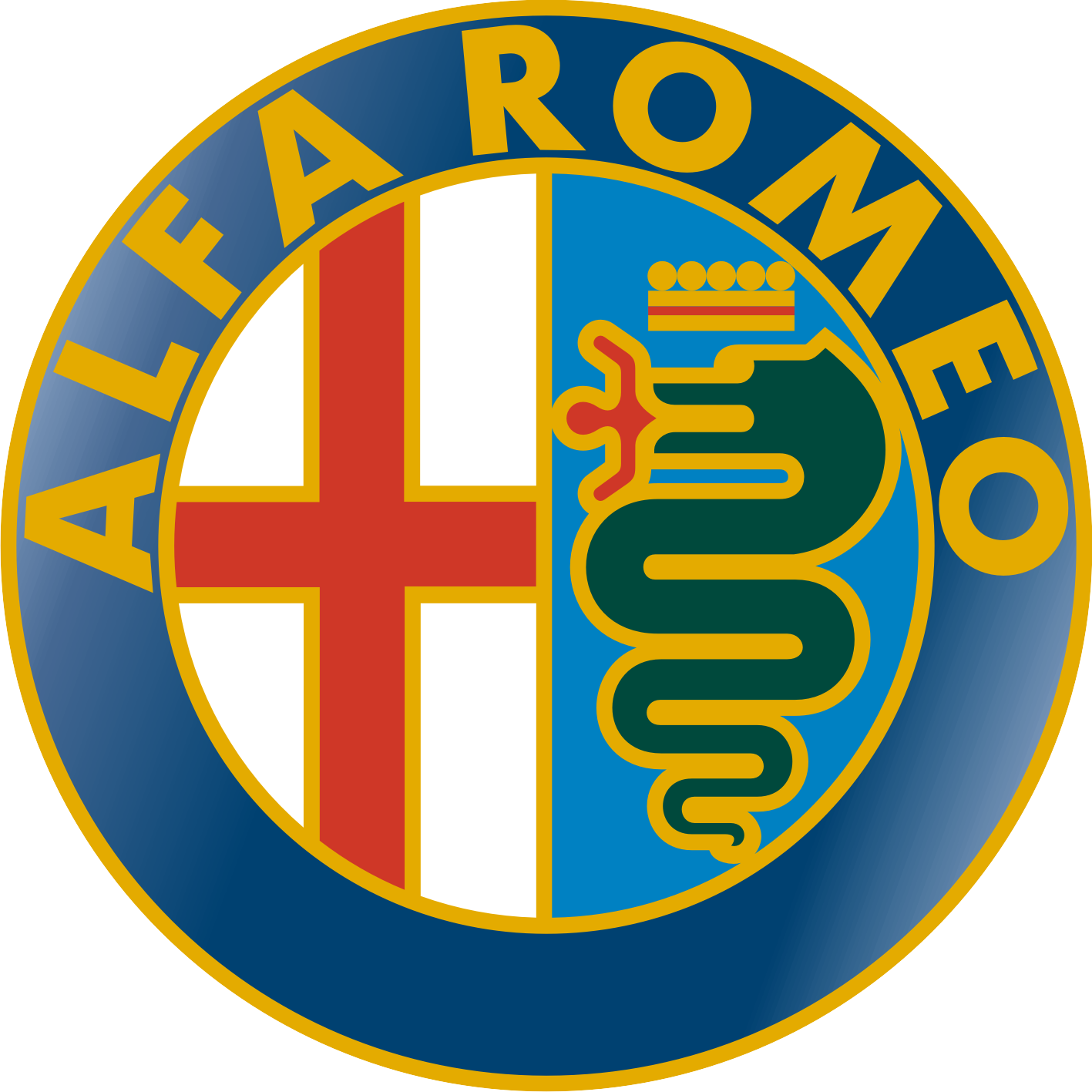 Alfa Romeo Metal Logo PNG Clipart Background