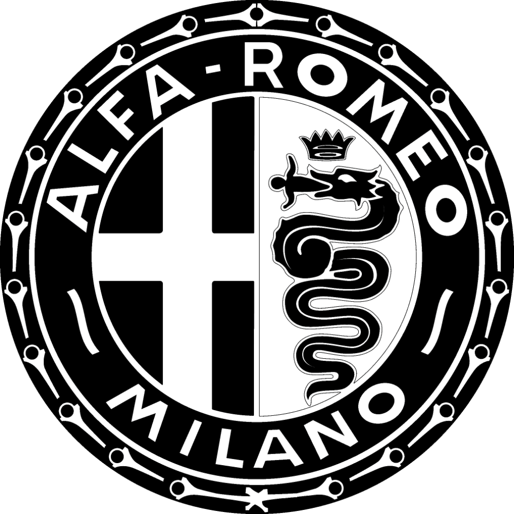 Alfa Romeo Metal Logo PNG HD Quality