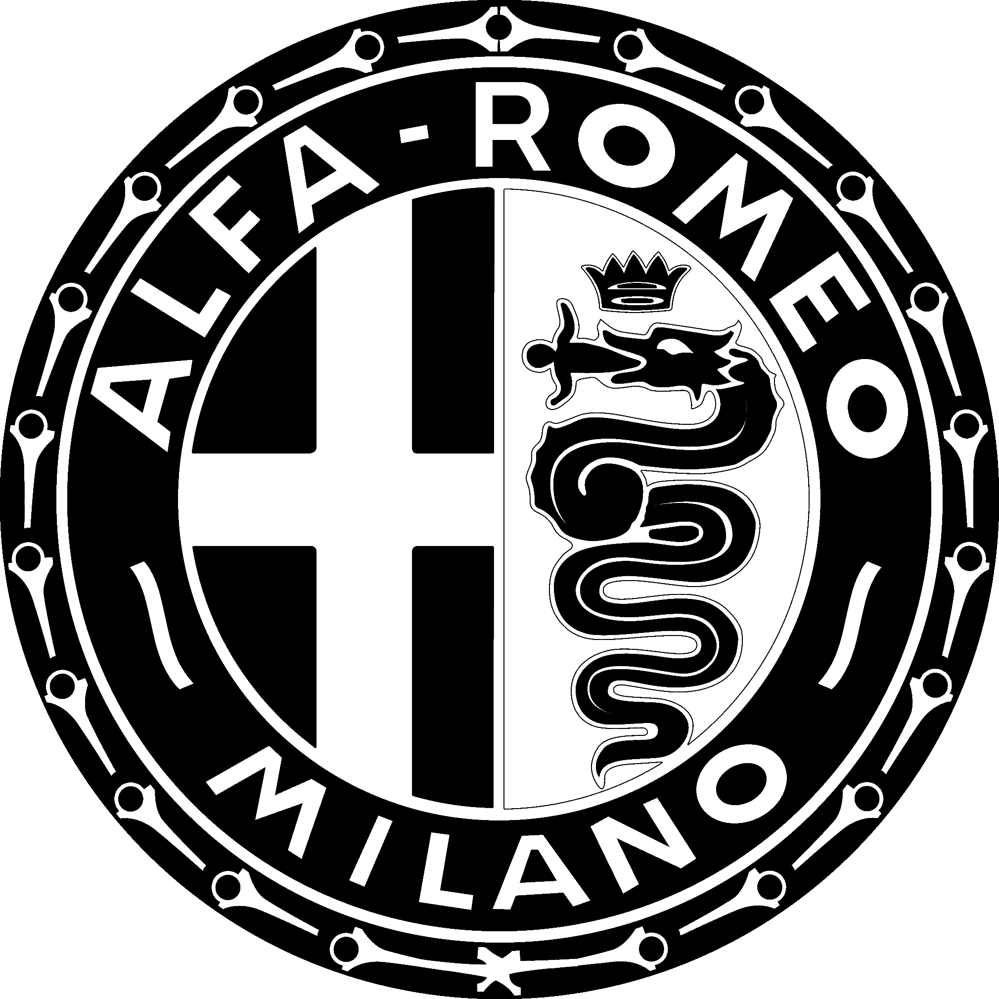 Alfa Romeo Metal Logo Transparent Images