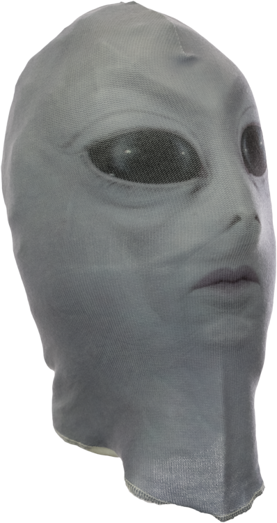 Alien Mask Background PNG Image