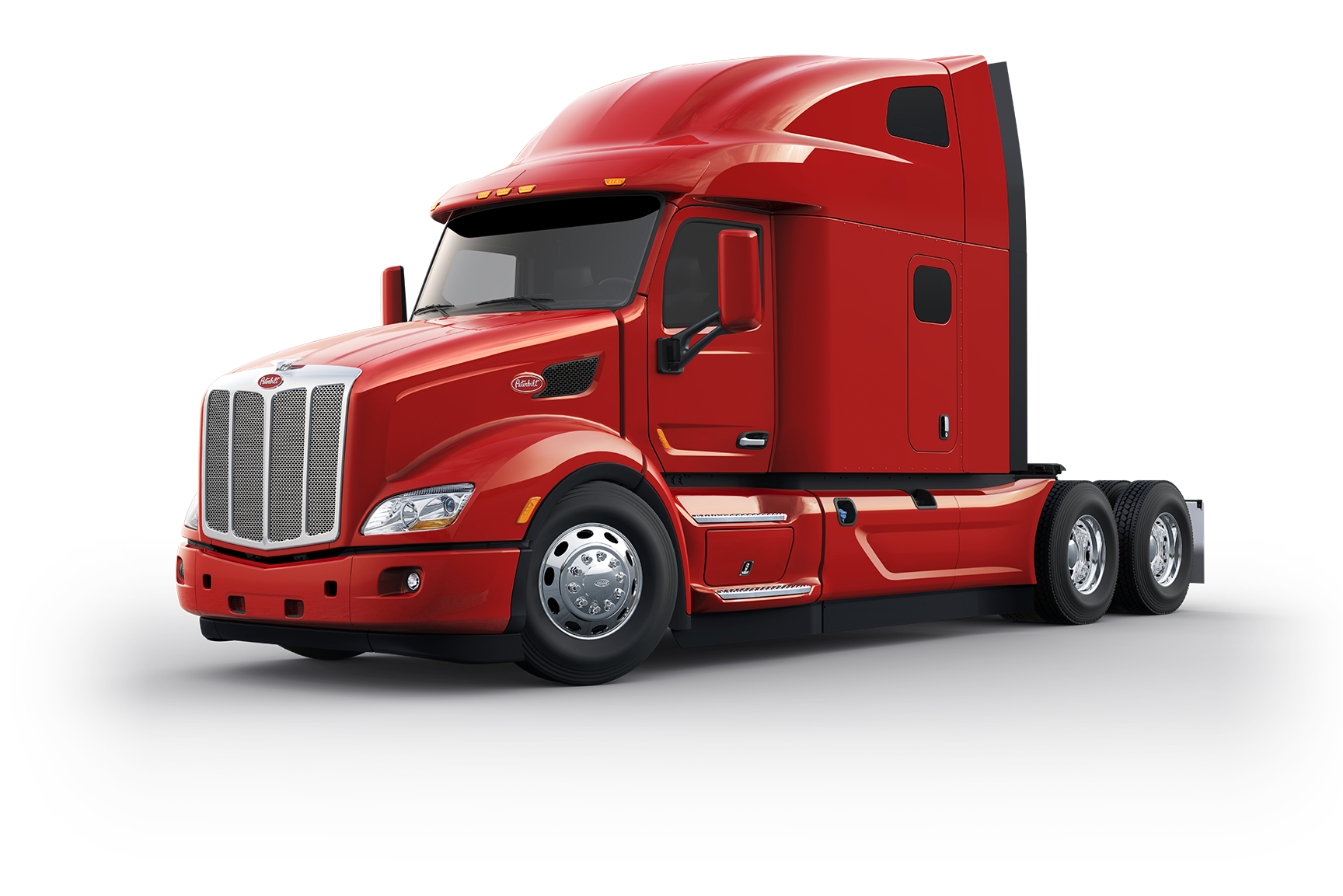 American Truck Red PNG Background