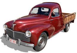 American Truck Red Transparent Free PNG