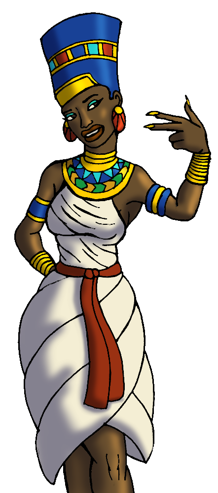 Ancient Egyptian Queen PNG Clipart Background