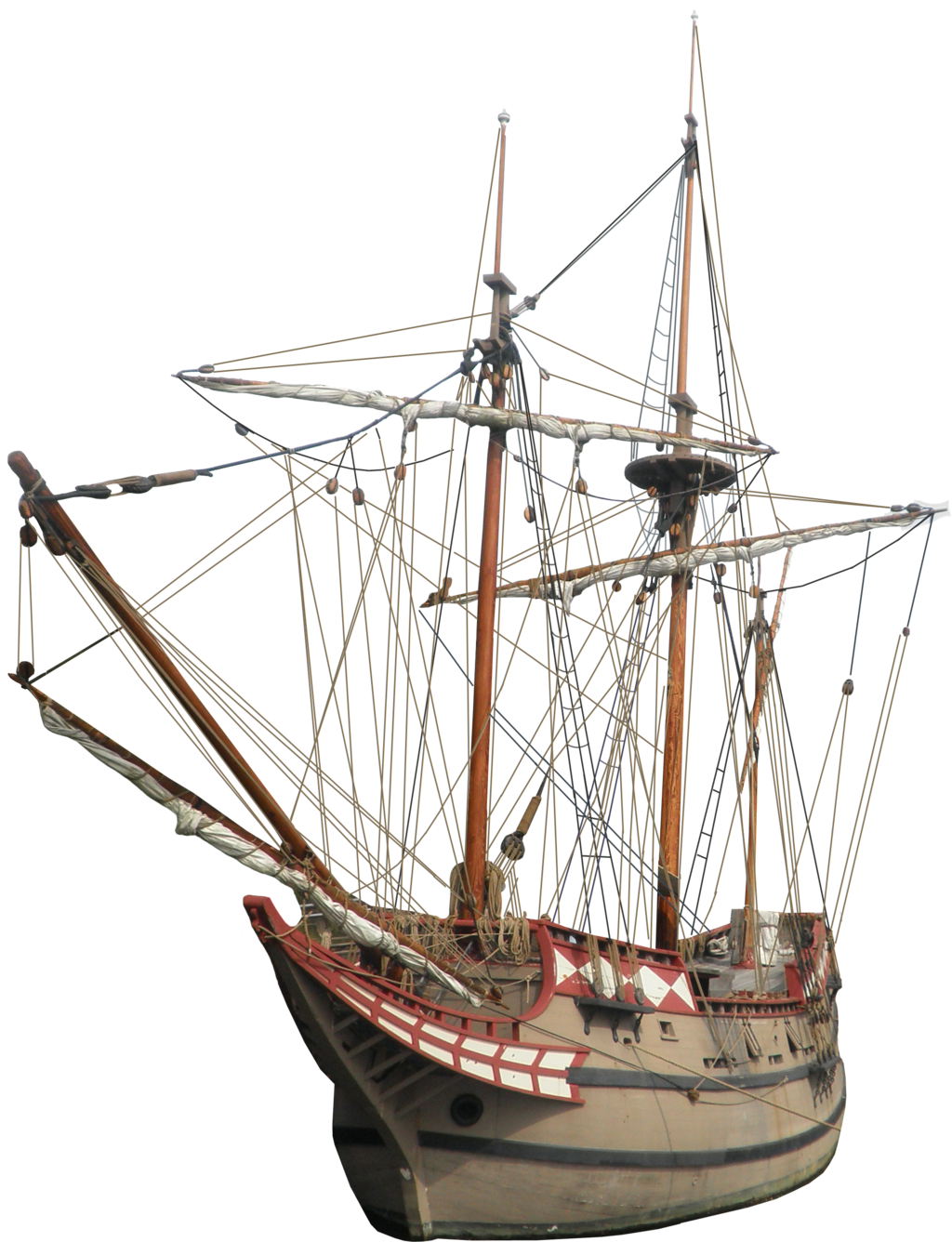 Ancient Sailing Ship Download Free PNG