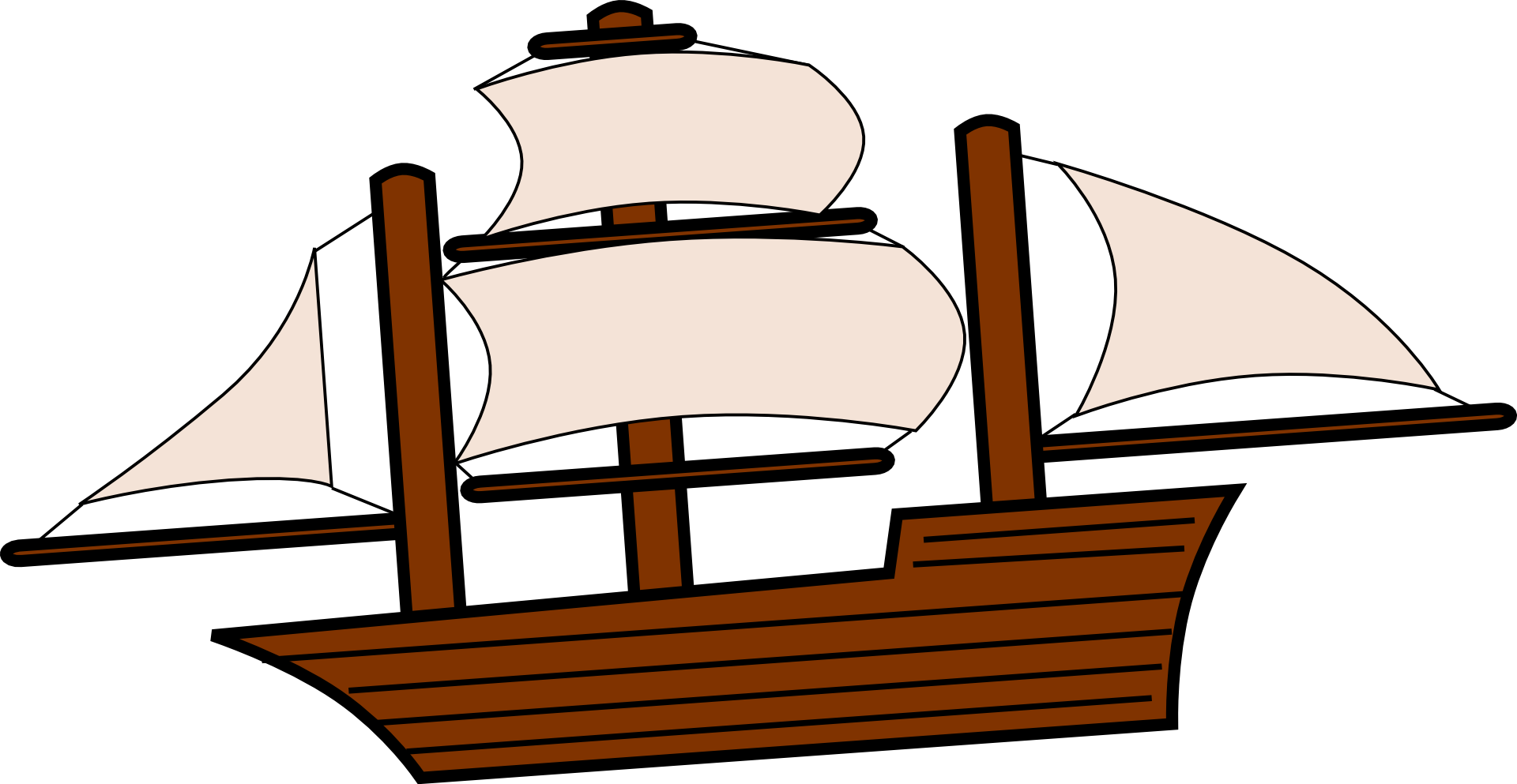 Ancient Sailing Ship PNG Pic Background